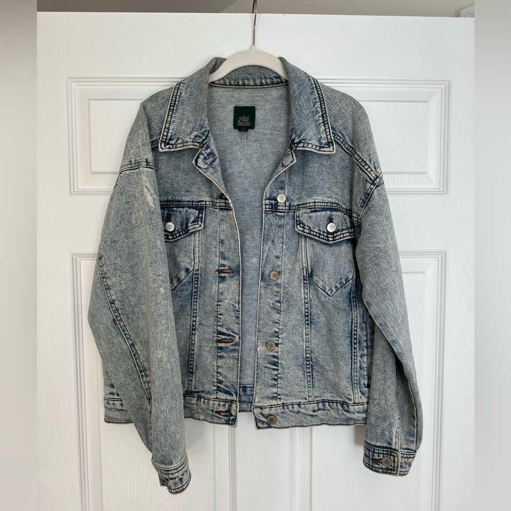 Denim crop jacket from Wild Fable